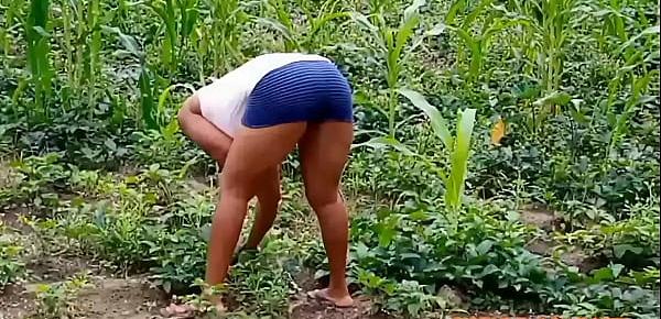  Butt fuck in a meadow with one of my College boy in my plantain farm